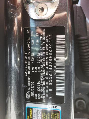 5XXG14J29MG020951 KIA K5 LXS