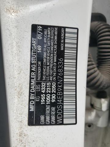 WDDSJ4EB9KN768336 Mercedes-Benz CLA 250