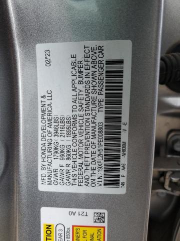 19XFL2H51PE008803 Honda k20c2