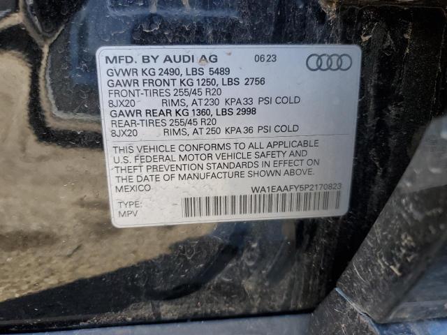 WA1EAAFY5P2170823 Audi 45 tfsi