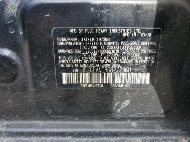 JF2GPANC8G8272960 Subaru Crosstrek
