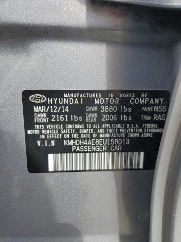 KMHDH4AE8EU158013 Hyundai dohc mpi nu