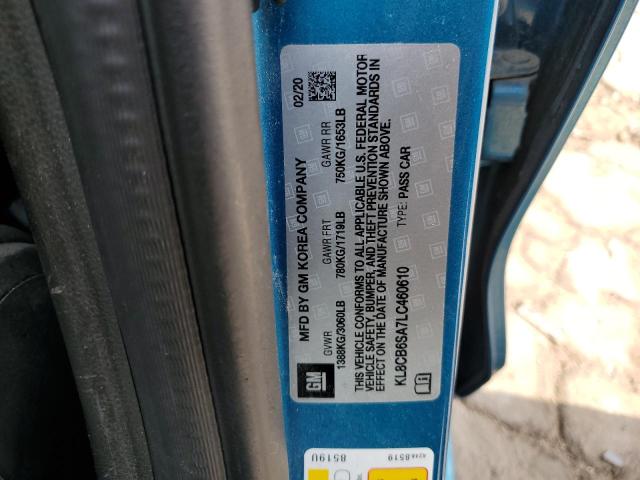 KL8CB6SA7LC460610 Chevrolet SPARK LS