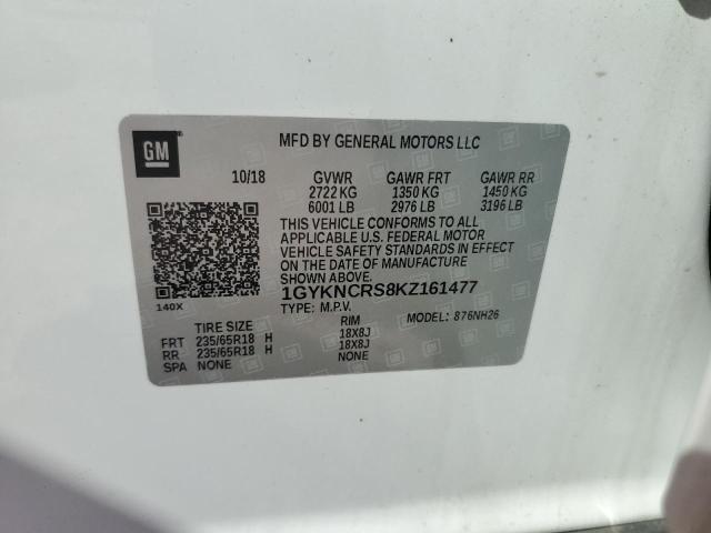 1GYKNCRS8KZ161477 Cadillac XT5 LUXURY