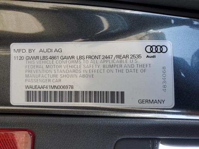 WAUEAAF41MN006978 Audi 45 tfsi (2.0t)