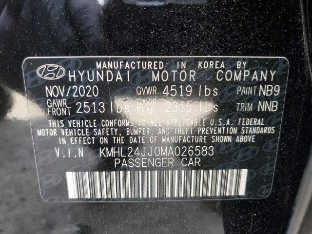 KMHL24JJ0MA026583 Hyundai SONATA HYB
