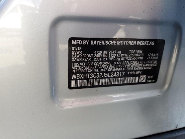 WBXHT3C32J5L24317 BMW X1 XDRIVE2