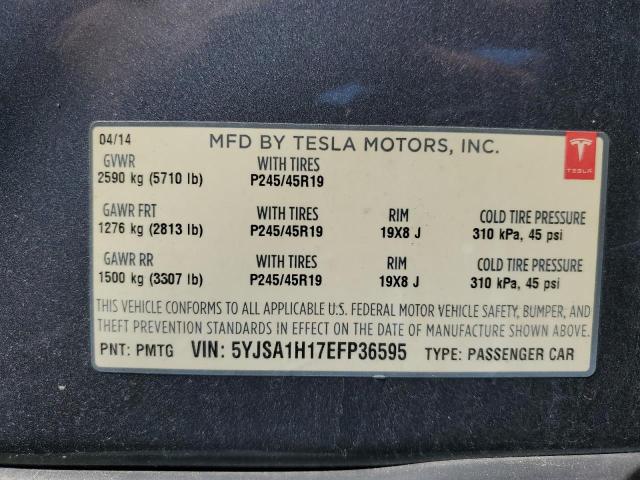 5YJSA1H17EFP36595 Tesla MODEL S