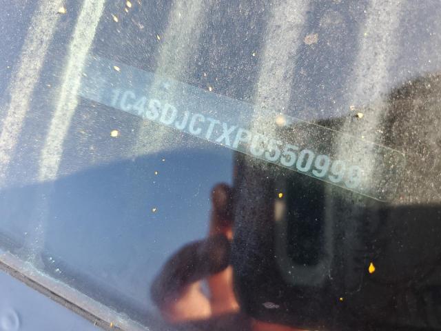 1C4SDJCTXPC550999 Dodge DURANGO R/