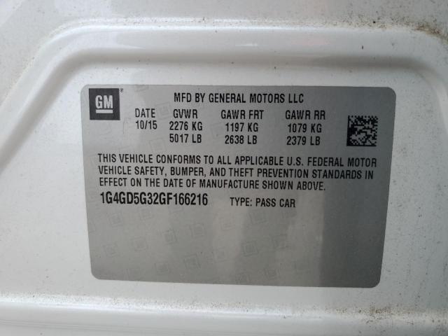 1G4GD5G32GF166216 Buick lfx - sidi, vvt, e85 max, alum gm