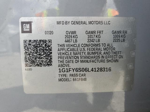1G1FY6S06L4128316 Chevrolet BOLT EV LT