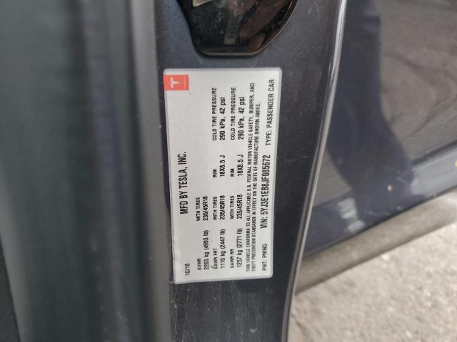 5YJ3E1EB8JF085672 Tesla MODEL 3