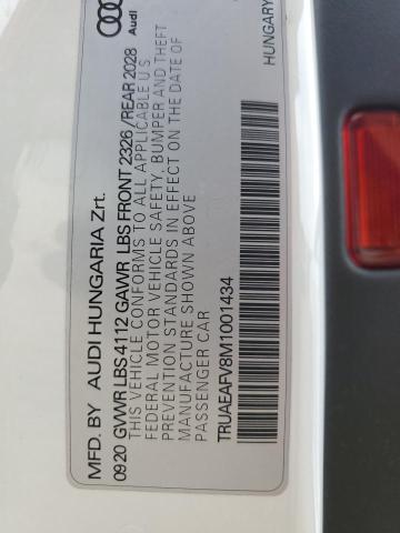 TRUAEAFV8M1001434 Audi TT