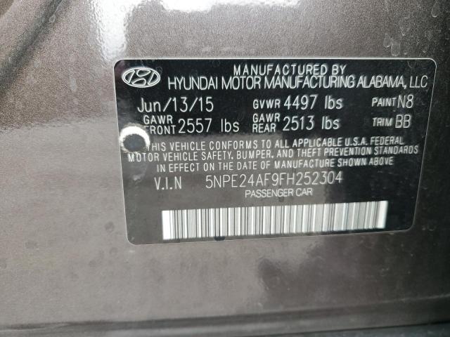 5NPE24AF9FH252304 Hyundai dohc gdi theta-ii