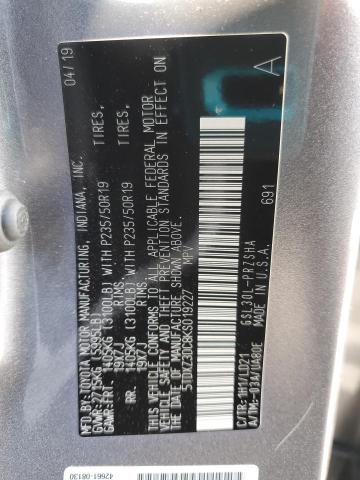 5TDXZ3DC8KS019227 Toyota 2gr-fks