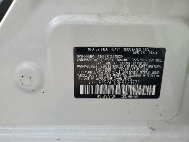 JF2GPACC8E8329772 Subaru XV CROSSTR
