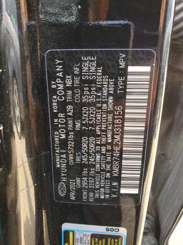 KM8R74HE2MU318156 Hyundai PALISADE C