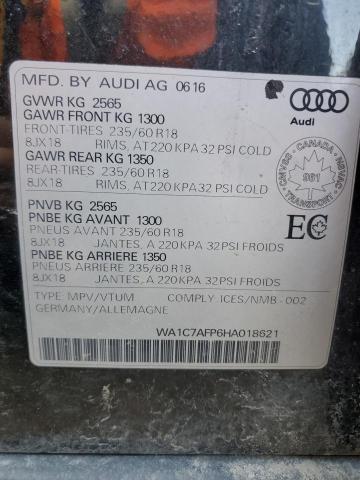 WA1C7AFP6HA018621 Audi Q5