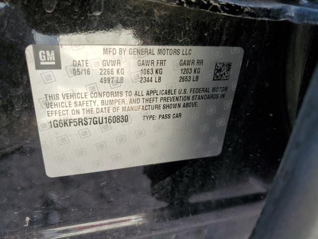 1G6KF5RS7GU160830 Cadillac Ct6 Premiu