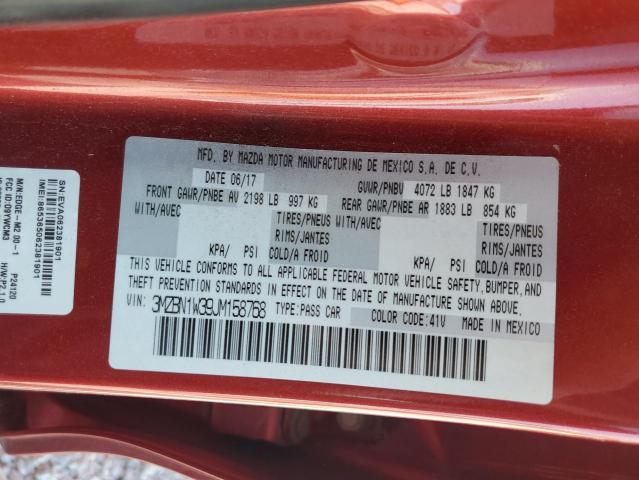 3MZBN1W39JM158768 Mazda py