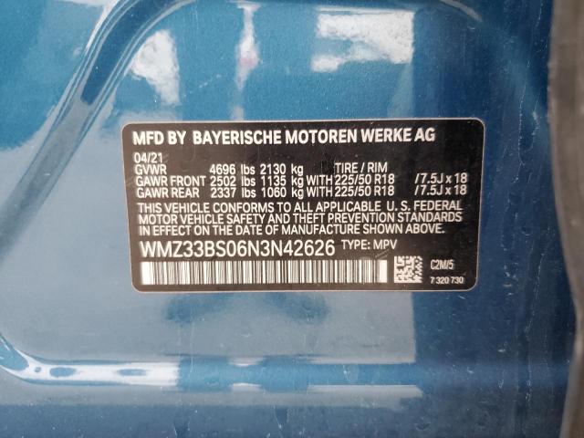 WMZ33BS06N3N42626 Mini Countryman