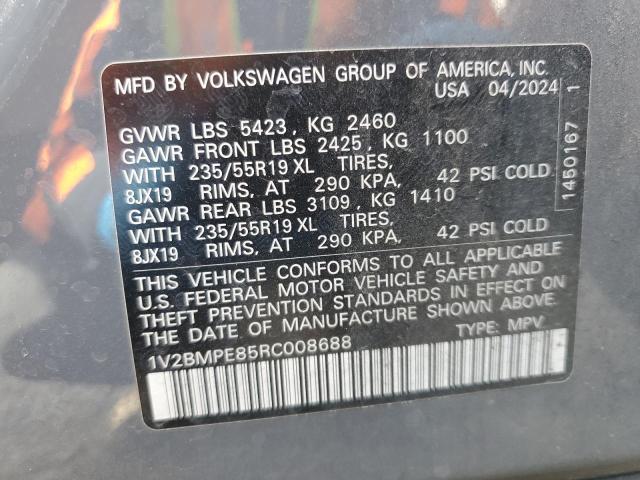 1V2BMPE85RC008688 Volkswagen 2024