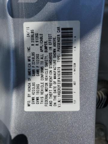 1HGCR2F33FA163679 Honda k24w1