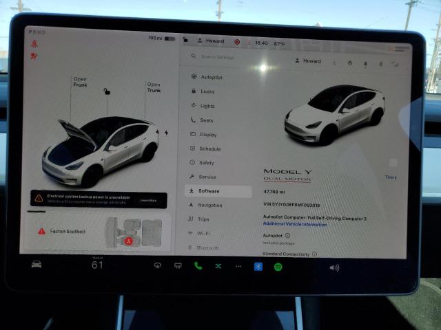 5YJYGDEF8MF093019 Tesla Model Y