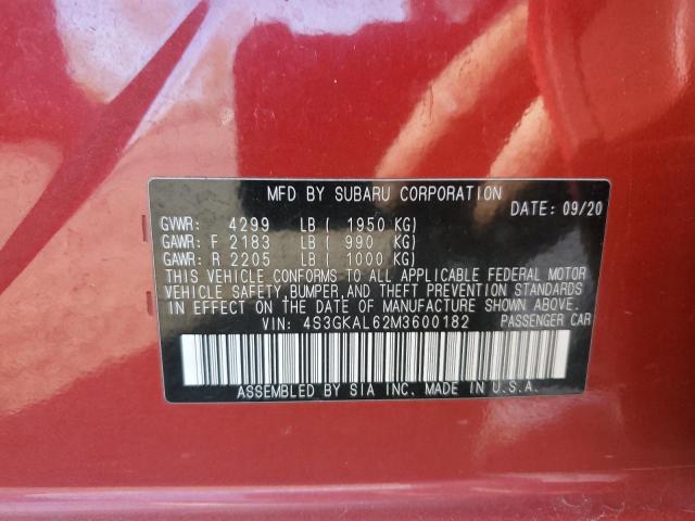 4S3GKAL62M3600182 Subaru IMPREZA SP