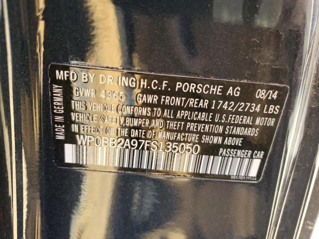 WP0BB2A97FS135050 Porsche 911 Targa