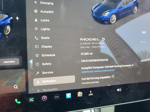 5YJ3E1EB1KF521716 Tesla MODEL 3