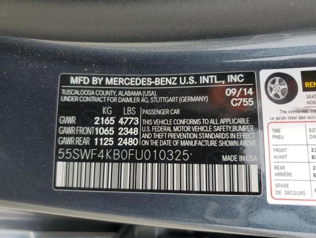 55SWF4KB0FU010325 Mercedes-Benz 2015