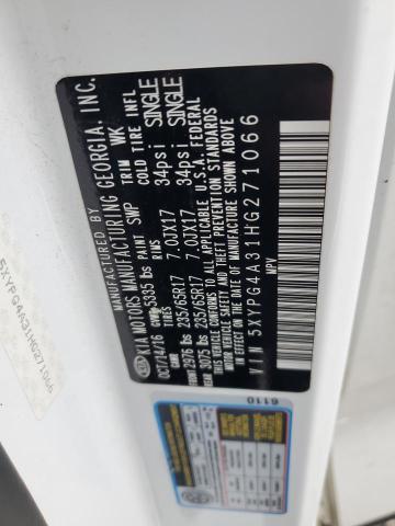 5XYPG4A31HG271066 KIA 2017