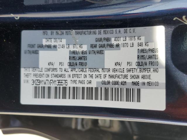 3MZBM1W7XFM135576 Mazda pe