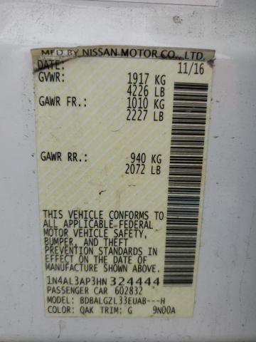 1N4AL3AP3HN324444 Nissan Altima