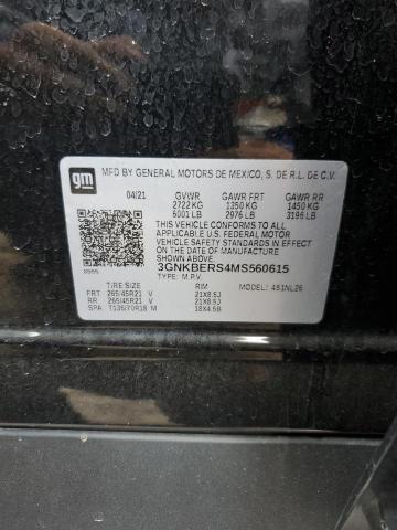 3GNKBERS4MS560615 Chevrolet lgx