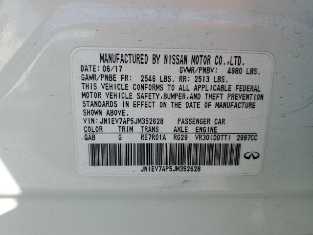 JN1EV7AP5JM352628 Infiniti Q50 LUXE