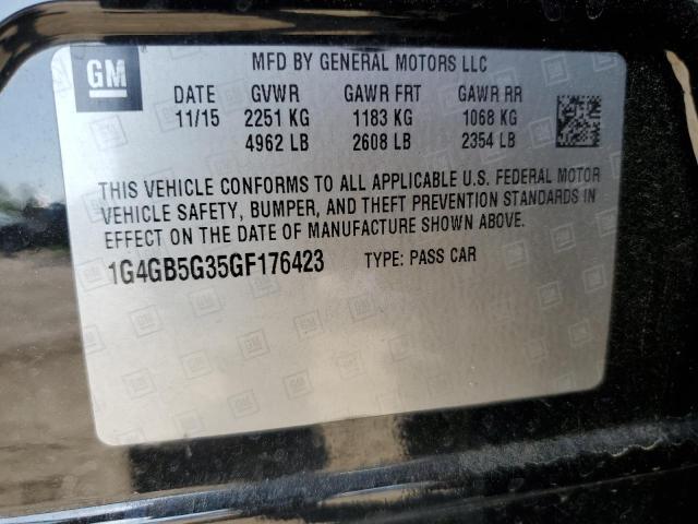 1G4GB5G35GF176423 Buick Lacrosse