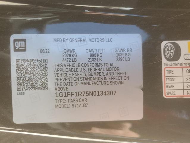 1G1FF1R75N0134307 Chevrolet lt1 - direct injection, afm, variable valve timing, high output, alum