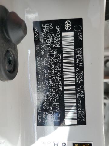 JTDBCMFE8SJ041662 Toyota 2zr-fxe