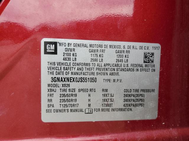 3GNAXNEX0JS551050 Chevrolet EQUINOX PR