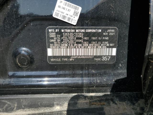 JA4APUAU4NU002627 Mitsubishi Outlander