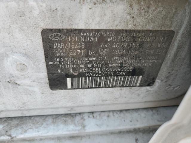 KMHC85LCXJU090806 Hyundai 2018