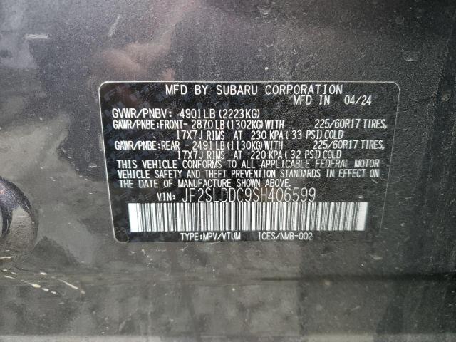 JF2SLDDC9SH406599 Subaru FORESTER P