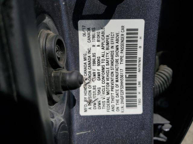 2HGFC2F53HH556117 Honda k20c2