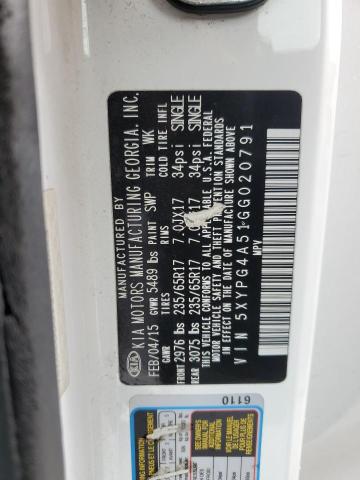 5XYPG4A51GG020791 KIA dohc gdi lambda ii