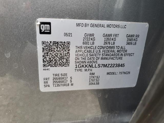 1GKKNLLS7MZ223845 GMC Acadia At4