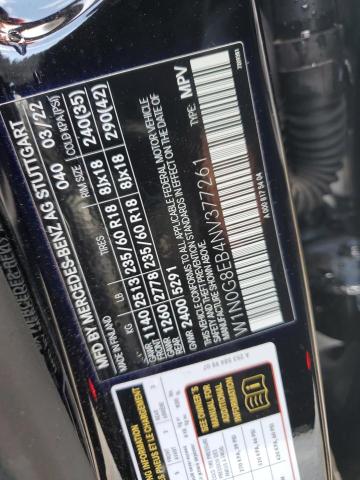 W1N0G8EB4NV377261 Mercedes-Benz m274
