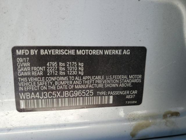 WBA4J3C5XJBG96525 BMW 430xi Gran Coupe