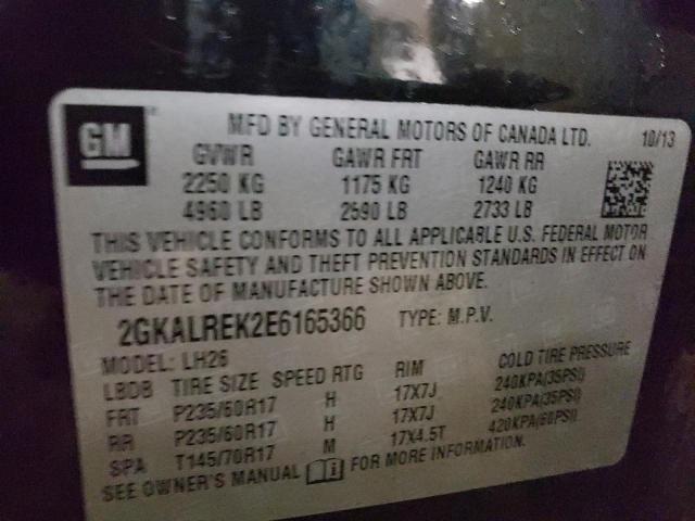 2GKALREK2E6165366 GMC Terrain Sle